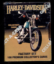 HARLEY DAVIDSON * Factory set Series 2 Collect-a-Card SEALED BOX 100 car... - $7.45