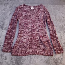 Canyon River Blues Sweater Womens Medium Pink Lightweight Casual Heathered - $22.75