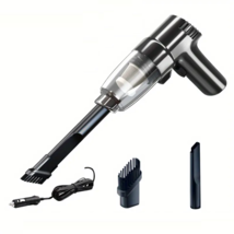 Car Vacuum Cleaner, High-Powered, Dual-Purpose Portable Car Vacuum Cleaner Black - £18.98 GBP