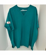 NEW Royal Canin Scrub Top Size Medium Veterinary Teal Shirt - $25.56 CAD