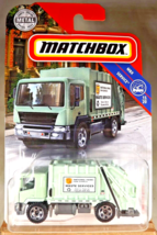 2018 Matchbox 91/100 MBX Service 15/20 GARBAGE KING Pale Green w/Chrome 6 Spokes - £17.30 GBP
