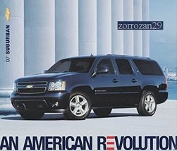 2007 Chevrolet Suburban Color Sales Brochure - Card + Flap Auto Show - Usa !! - $7.00