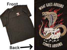 Lurking Class T Shirt 2XL Black What Goes Around Comes Around Cobra Sket... - £17.67 GBP