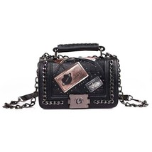 2022 Fashion PU leather Handbags Women Crossbody Messenger Bags Vintage Shoulder - £34.16 GBP