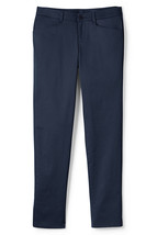 Lands End Women&#39;s Size 2, 33&quot; Inseam Stretch Pencil Pants, Classic Navy - $18.99