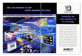 AMD K6-2 Microprocessor Third Dimension Vintage 1998 2-Page Print Magazi... - $229.27 MXN