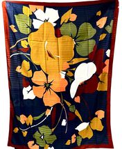 VTG RETRO Valentini Scarf Polyester Color Block Made in Italy 70s-80s 62... - $553.42 MXN