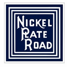 Nickel Plate Road Railroad Sticker Decal R6975 Railway Train YOU CHOOSE SIZE - $1.45+