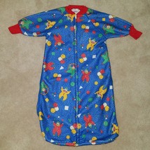 VTG Circo Clowns Circus Sleep Sack 0-12 Months Blue Red Yellow Green PIL... - £10.40 GBP