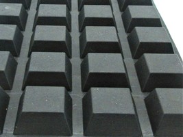 Square Rubber Feet for Electronics  3/4&quot; x 5/16&quot; H 3M Adhesive Back   12... - £9.95 GBP