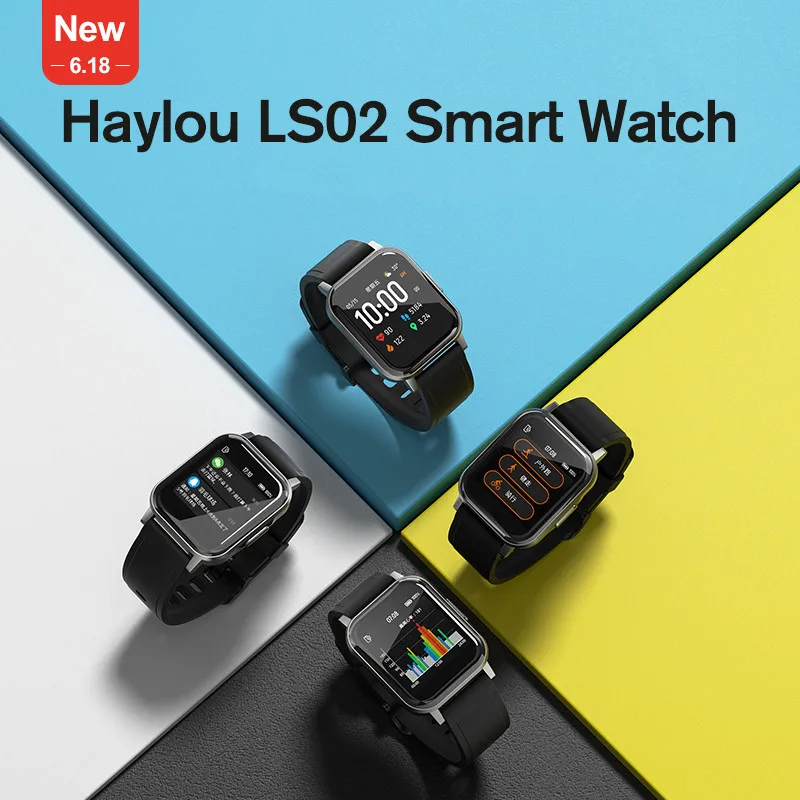 Haylou Solar Mini Haylou LS02 Smart Watch,IP68 Waterproof ,12  Models,Bluetooth  - $191.29