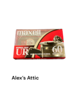 Maxell UR 60 Minute Blank Audio Cassette Tapes Normal Bias New Sealed - $139.76 MXN