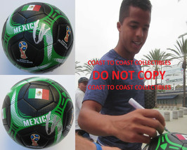 Giovani Dos Santos signed autographed Mexico logo Soccer ball COA exact proof - £108.75 GBP