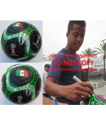 Giovani Dos Santos signed autographed Mexico logo Soccer ball COA exact ... - £109.50 GBP