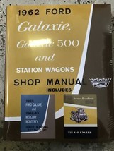 1962 1963 Ford Galaxie 500 &amp; Station Wagons Service Shop Repair Manual - $110.21