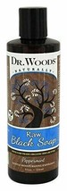 Dr. Woods Raw Moisturizing Black Peppermint Soap with Organic Shea Butter, 8 ... - £8.28 GBP