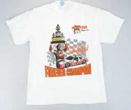 Vintage Hooters Racing Alan Kulwicki Shirt Size L 1992 Forever Champion NASCAR - £29.85 GBP