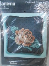 Janlynn Counted Cross Stitch Kit #35-242 Peach Rose - $10.40
