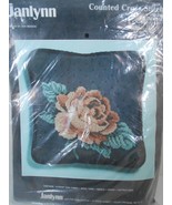 Janlynn Counted Cross Stitch Kit #35-242 Peach Rose - £8.17 GBP