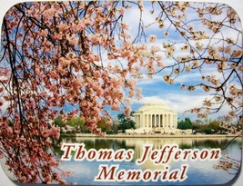 Thomas Jefferson Memorial with Cherry Blossoms Washington D.C. Fridge Magnet - £5.97 GBP