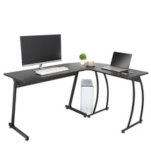 L Shaped Desk Computer Gaming Laptop Table Workstation for Bedroom Study... - £78.95 GBP