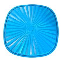 Vintage Tupperware #859, 9&quot; Servalier Turquoise/Blue Replacement Seal Lid ONLY - £6.68 GBP
