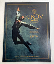 The Kirov Ballet Program 1992 ST. Petersburg Maryinsky Theatre - £14.24 GBP