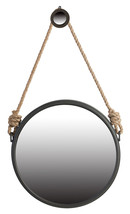 A&amp;B Home 19&quot; Round Wall Mirror With Rope Hanger - £114.74 GBP