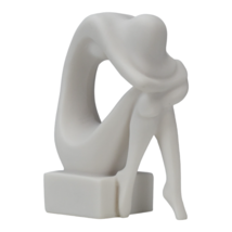 Cycladic Idol Female Figurine bent on her knees Greek Modern Art Statue - £33.55 GBP