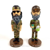 Lot Of 2 Duck Commander Si &amp; Phil Robertson Duck Dynasty Hunters Bobblehead 7&quot; - £15.76 GBP