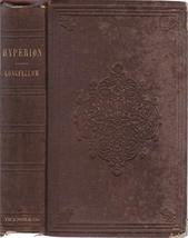 1855 Antique Hyperion Longfellow Fine Letterpress Edition Illustrated Bookplate  - £78.24 GBP