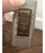 Santos de Cartier Eau de Toilette 4ml Miniature Rare Vintage New Without... - $1,686.11 MXN