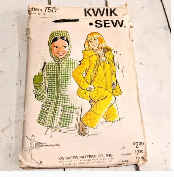 Kwik Sew Pattern 758 (girls&#39; sizes 10-12-14) - $110.25 MXN