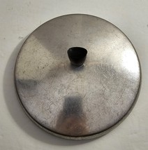 Vintage Aluminum Black MC Top Knob 7 1/2&quot; Round Replacement Lid #59 - $352.39 MXN