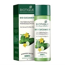 Biotique Bio Cucumber Pore Tightening Face Freshener 120 ml Face Skin Body Care - £11.57 GBP