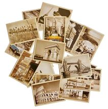 Sepia Photo Postcards Lot of 19 Unposted Reproduction Junk Journals Craf... - $10.10