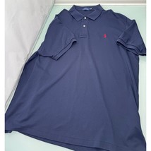 Polo Ralph Lauren Men Polo Shirt Short Sleeve Golf Blue 2XB Big - £23.27 GBP