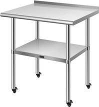 Vivohome 24 X 30 Inch Stainless Steel Work Table With, Home And Warehouse - £149.26 GBP