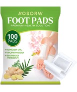 Natural Herbal Foot Pads 100 Pack Ginger Oil Bamboo Charcoal Premium Foo... - $37.77