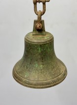 Antique Decor Maritime Vintage Early Kohistani Brass Hanging Bell from 1915 - $1,980.00