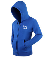 Alan Walker Faded Hoodie Unisex Sweater Blue Cotton Pullover Fleece Swea... - £39.50 GBP