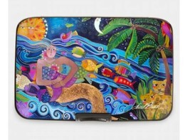 Laurel Burch RFID Armored Wallet Sea Goddess Protect from Identity theft - £12.47 GBP