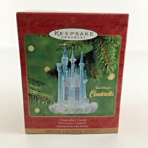 Hallmark Keepsake Christmas Ornament Disney Cinderella Castle Lighting New 2001 - £39.52 GBP