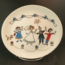 Playful Oval Wedding Plate by Opificio Etico Made in Italy, 2 of 3   OBO - $12.00