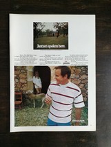 Vintage 1969 Jantzen Marvess Olefin Soft Shirt Full Page Original Ad 324 - $6.92