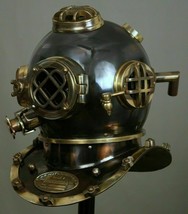 Vintage US Navy Mark V Steel Diving Divers Helmet Scuba Diving Replica H... - £283.94 GBP