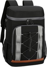 Cooler Backpack, 33 Cans Cooler Backpack Insulated Leak Proof, Portable Beach - £23.90 GBP