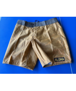 Birdwell Beach Britches Men&#39;s  Mustard  Yellow Aloha Boardshorts Size 37 - $106.96 CAD