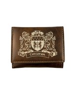 Corcoran Irish Coat of Arms Rustic Leather Wallet - €21,26 EUR
