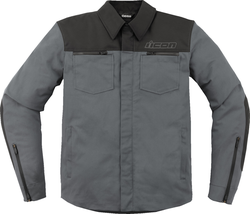 ICON Upstate Canvas CE Jacket - Gray - 3XL 2820-6246 - £158.94 GBP